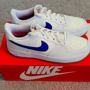 Nike Air Force 1 DX5805-179 Cream Blue GS Size 7Y Brand New. Never worn